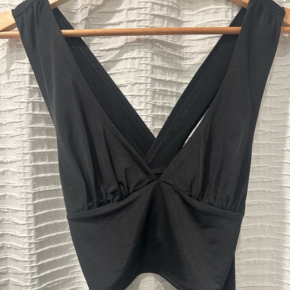Urban Outfitters Cross Back Tie Crop Top